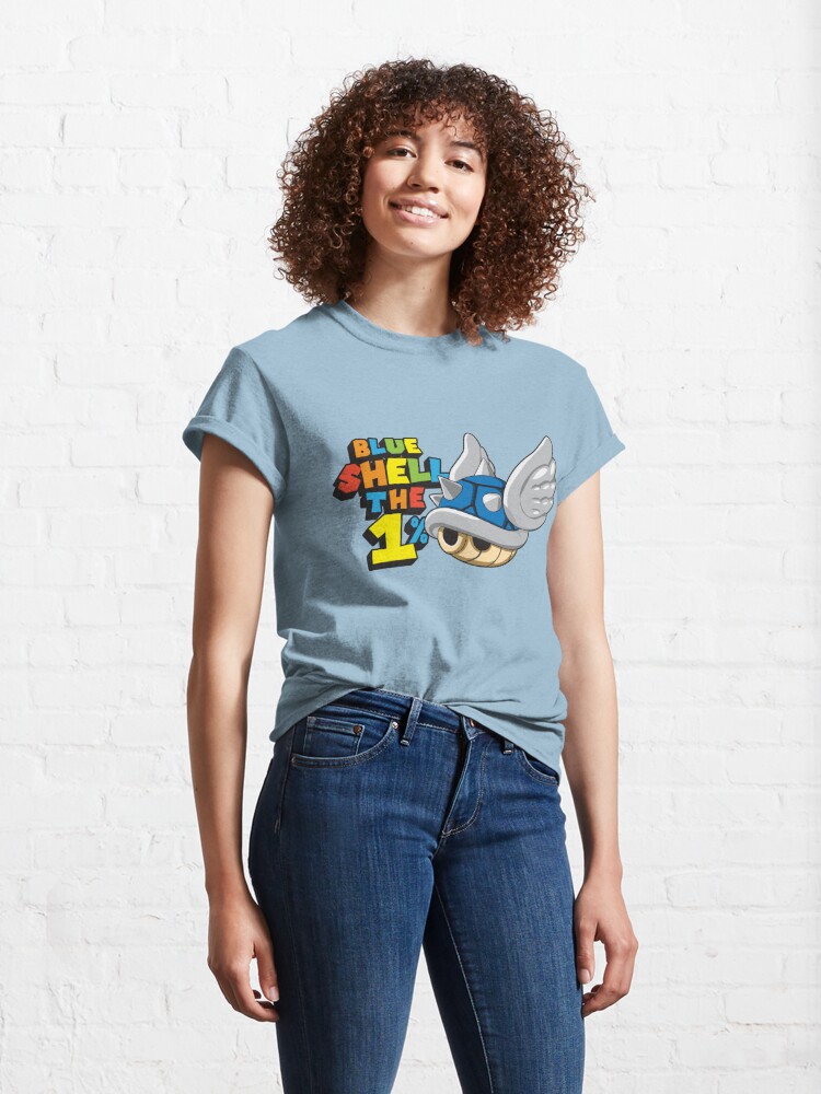 blue shell t shirt