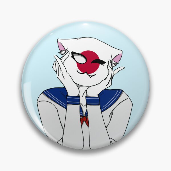 Russia Countryhuman Chibi Udssr Soft Button Pin Customizable