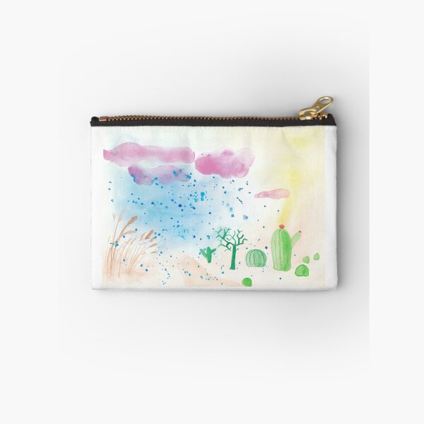 Item preview, Watercolor rain and cacti designed and sold by Chigurena.
