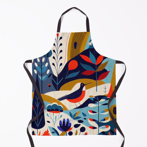 Artikelvorschau, Colorful Modern Flat Winter Pattern Digital Painting entworfen und verkauft von CodeAndColors.