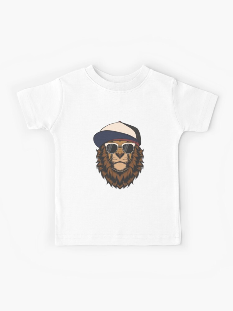 Lion Shirt Lion With Glasses Vintage Soft Shirt Unisex 