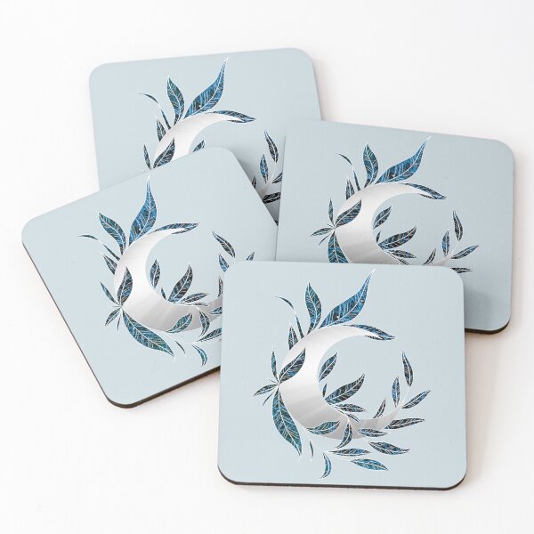 Item preview, Silver Moon in the Garden - Celestial Designs designed and sold by MistyMorningsOR.