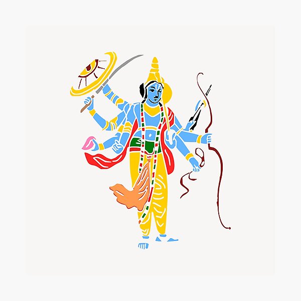 Learn How to Draw Lord Vishnu Hinduism Step by Step  Drawing Tutorials