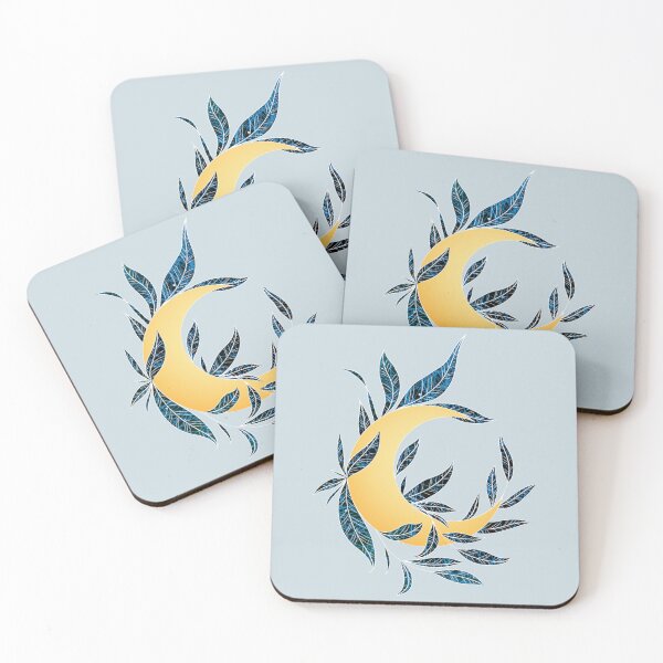 Item preview, Silver Moon in the Garden - Celestial Designs designed and sold by MistyMorningsOR.