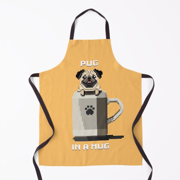 Item preview, Pug in a Mug (Honey) designed and sold by PixelByFatbeard.