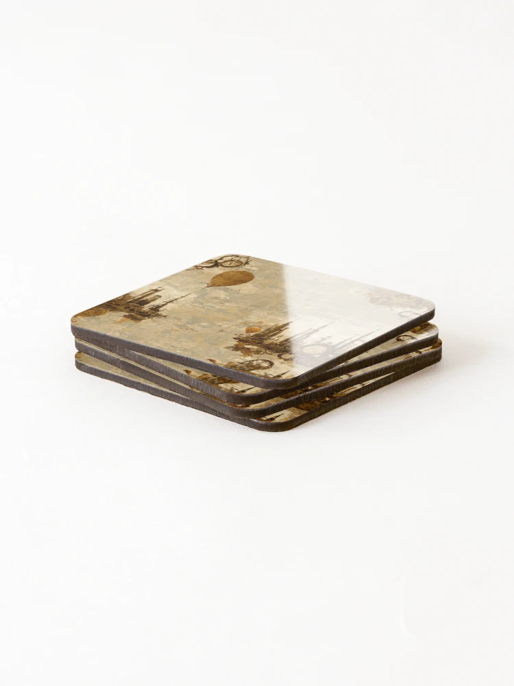 Thumbnail 4 of 5, Coasters (Set of 4), Pattern tile cut pattern designed and sold by Ahmed farouk.