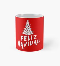 Feliz Navidad with Tree Mug