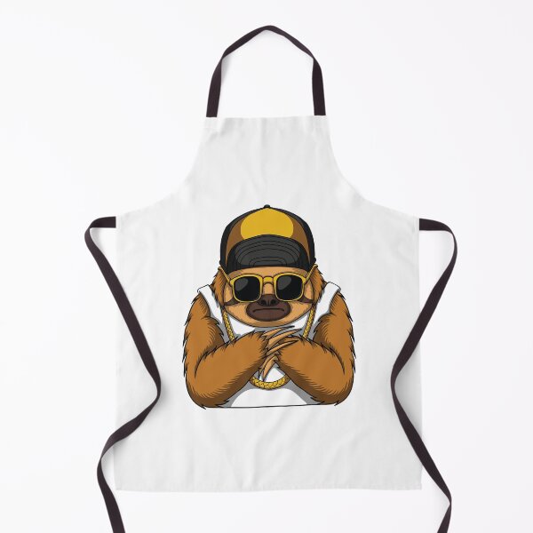 Item preview, sloth with cool accessories gold designed and sold by TADYSHOP.