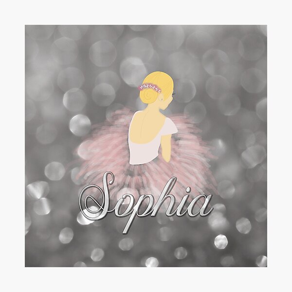 Item preview, Ballerina Personalized Blonde Sophia  designed and sold by umeimages.