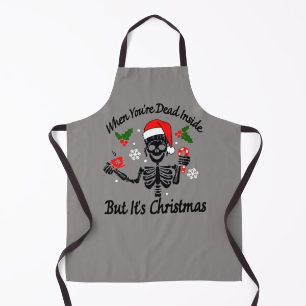 Item preview, When You're Dead Inside But It's Christmas Funny Sarcastic Holiday,Skeleton Clothing designed and sold by shopactive.
