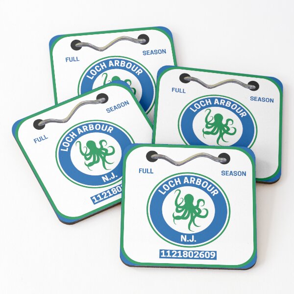 Item preview, Loch Arbour New Jersey Beach Badge designed and sold by fearcity.