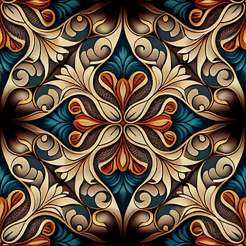 Artwork thumbnail, Pattern tile cut pattern by Ahmed farouk