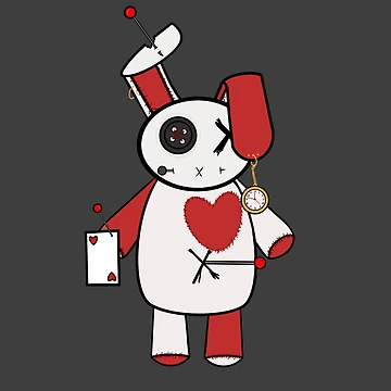 Artwork thumbnail, Stitched White Rabbit by TickityC