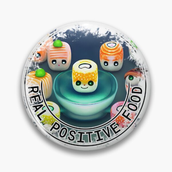Item preview, rice sushi, Real Positive Food! designed and sold by Digisabella.