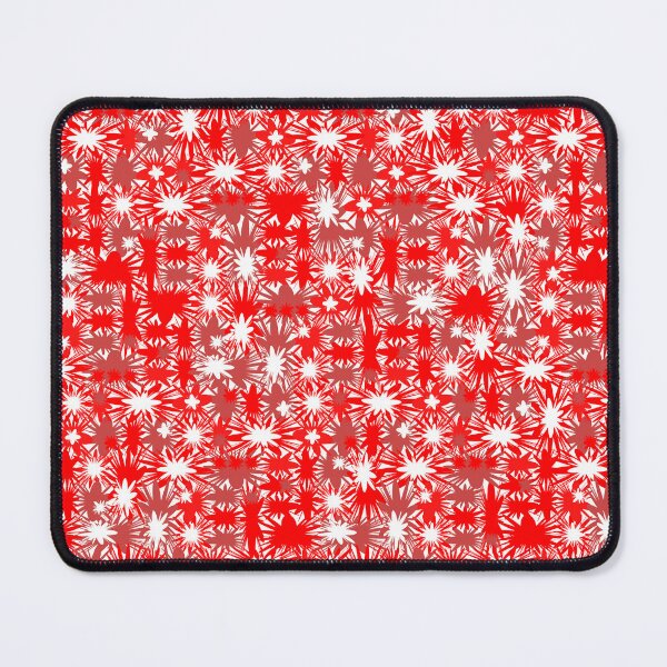 Item preview, Geometric, Pattern, Shapes, Lines, Modern,  Abstract, Art, Efflorescent- Red on No Color designed and sold by LucidLounger.