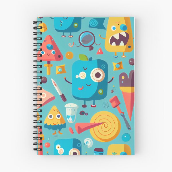 Item preview, Interesting Weird Food Faces pattern Digital Painting designed and sold by CodeAndColors.