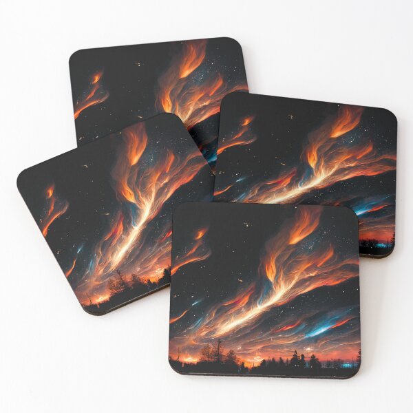Item preview, Fire Lighting up the Night Sky #1 designed and sold by Galviato.