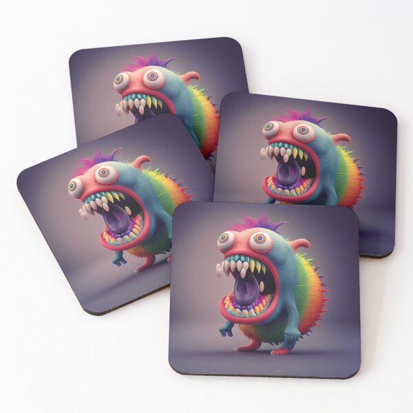 Item preview, Wierd Funny Trippy Monster Digital Painting designed and sold by CodeAndColors.
