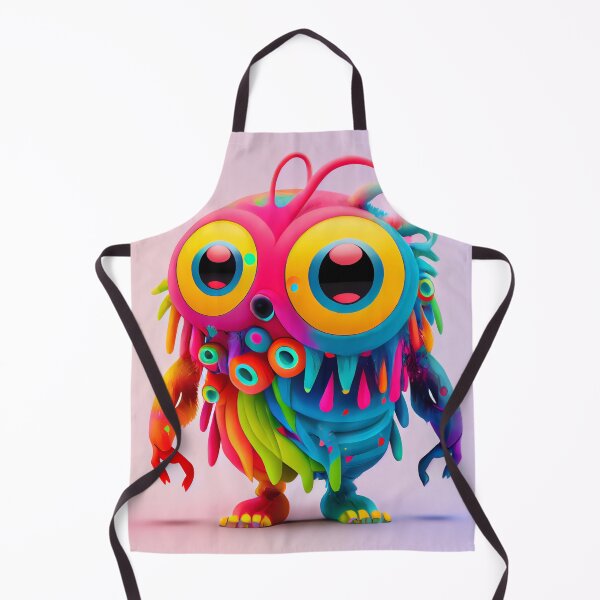 Item preview, Cute Wierd Rainbow Psychedelic Alien Digital Painting designed and sold by CodeAndColors.