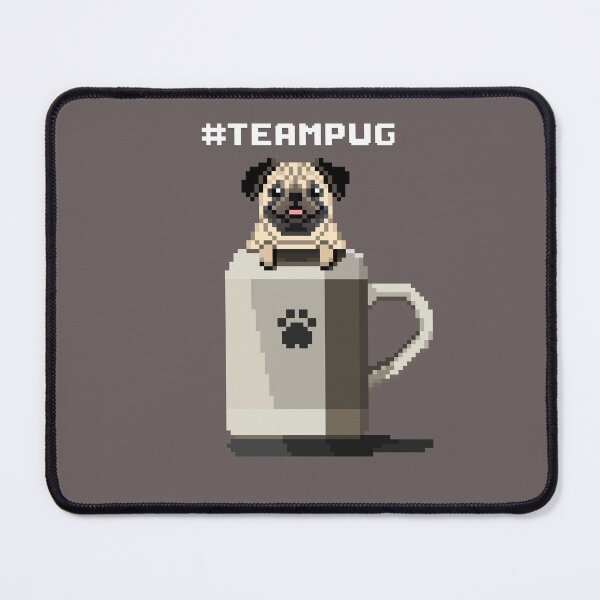 Item preview, #TeamPug (Zambezi) designed and sold by PixelByFatbeard.