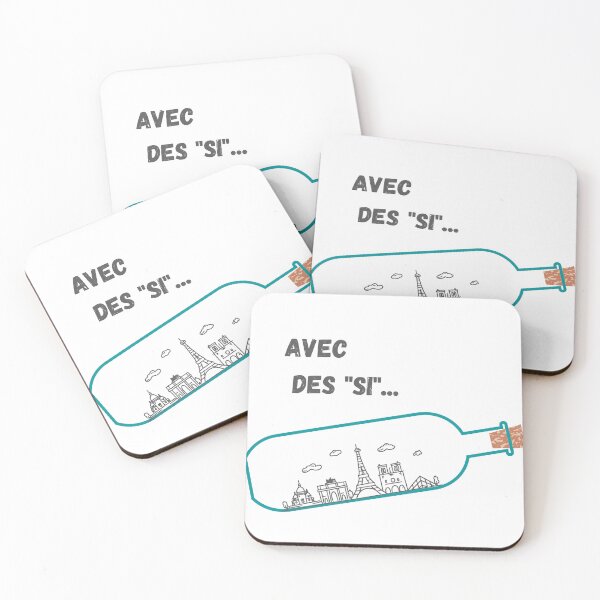 Item preview, With "if", we would put Paris in a bottle. designed and sold by PlumeInZeMug.