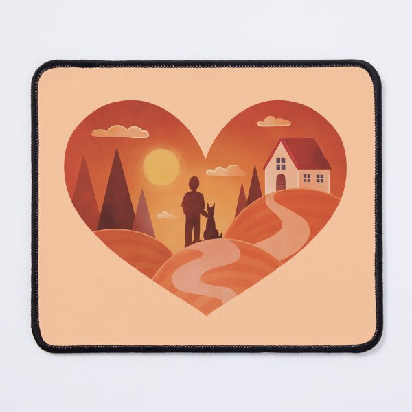 Item preview, Feels like Home Sunset Heart designed and sold by HeySpiritAnimal.