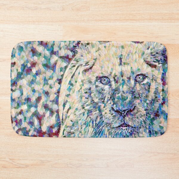Item preview, Colorful painting of a Lioness designed and sold by UnlockingDesign.