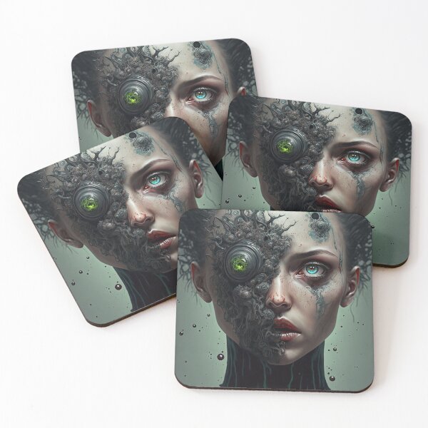 Item preview, Woman strange and bizarre portrait designed and sold by mrlongfield.