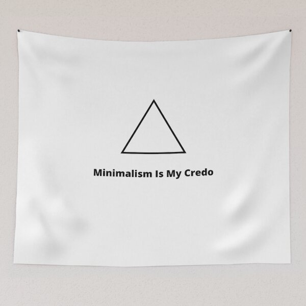 Item preview, Copy of Minimalisme is my credo triangle design  designed and sold by MayaAndNora.