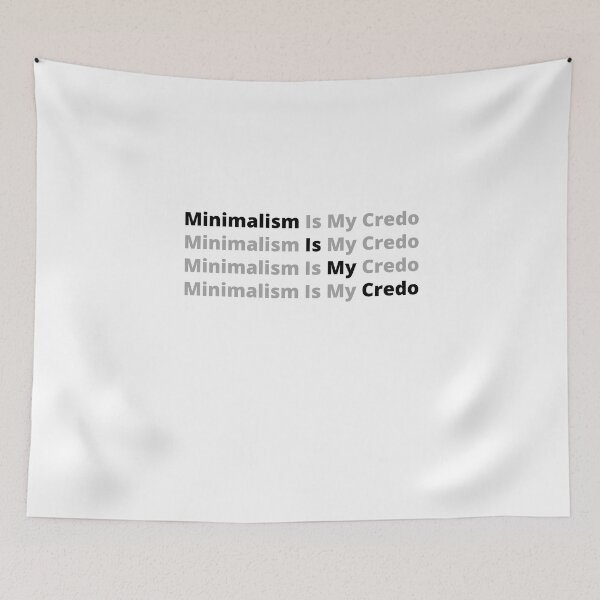 Item preview, Copy of Minimalisme is my credo lines text design  designed and sold by MayaAndNora.