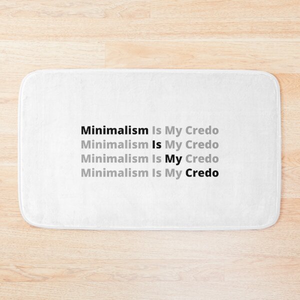 Item preview, Copy of Minimalisme is my credo lines text design  designed and sold by MayaAndNora.