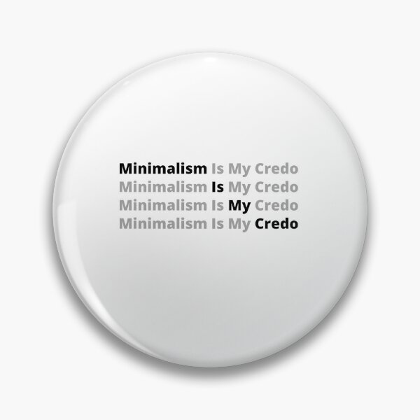Item preview, Copy of Minimalisme is my credo lines text design  designed and sold by MayaAndNora.