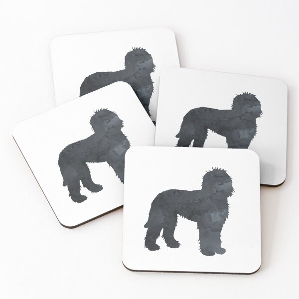 Item preview, Goldendoodle, Black, Dog Silhouette, Simple, Minimalist designed and sold by BittenByErmines.