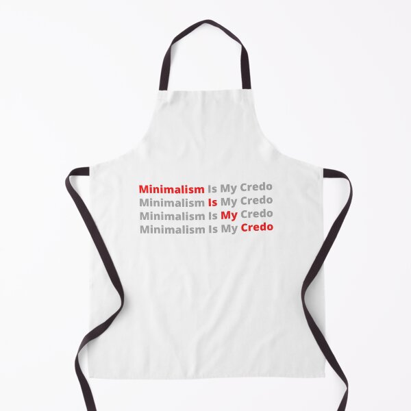 Item preview, Copy of Minimalisme is my credo red design designed and sold by MayaAndNora.