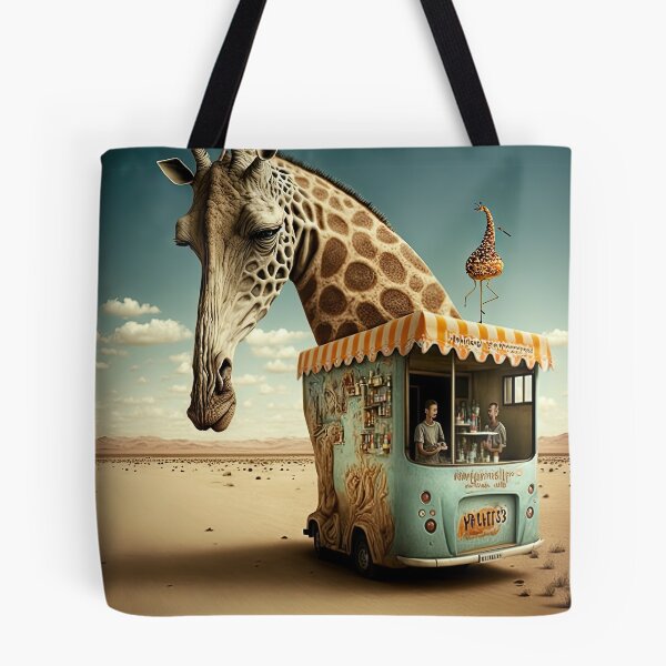 Artikelvorschau, Weird bizarre art with a giraffe entworfen und verkauft von mrlongfield.