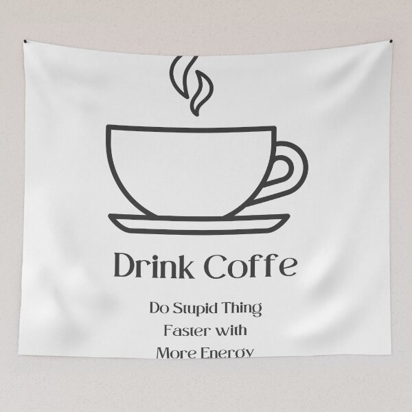 Item preview, Drink Coffee Energy designed and sold by Pixel4Art.