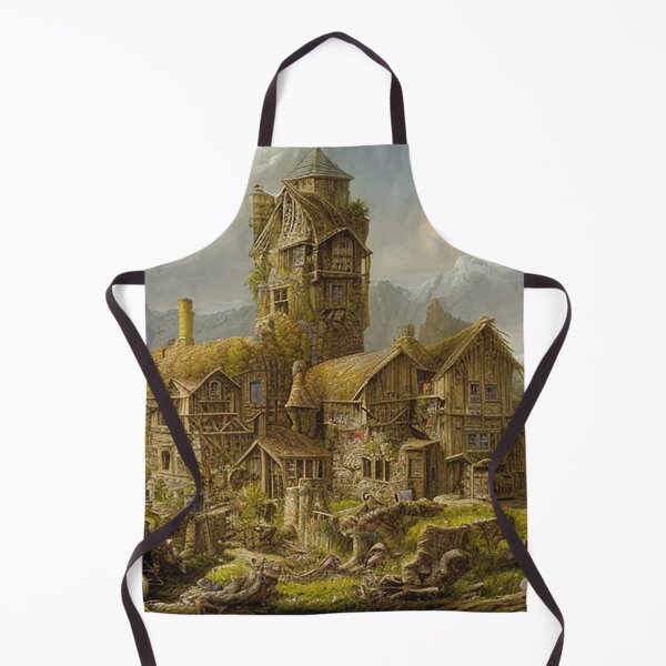 Item preview, Peaceful Village in the mountains designed and sold by dystopiatoday.