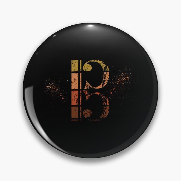Item preview, Retro Alto/Tenor Clef designed and sold by piesdesignart.