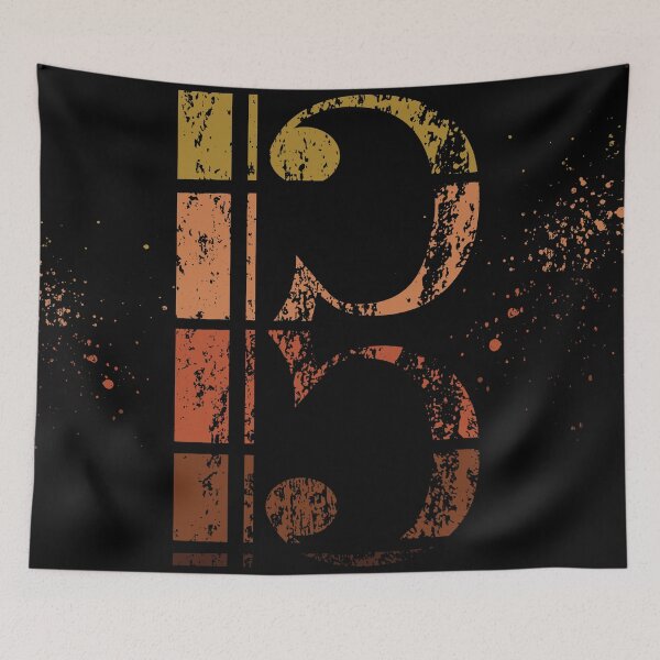 Item preview, Retro Alto/Tenor Clef designed and sold by piesdesignart.