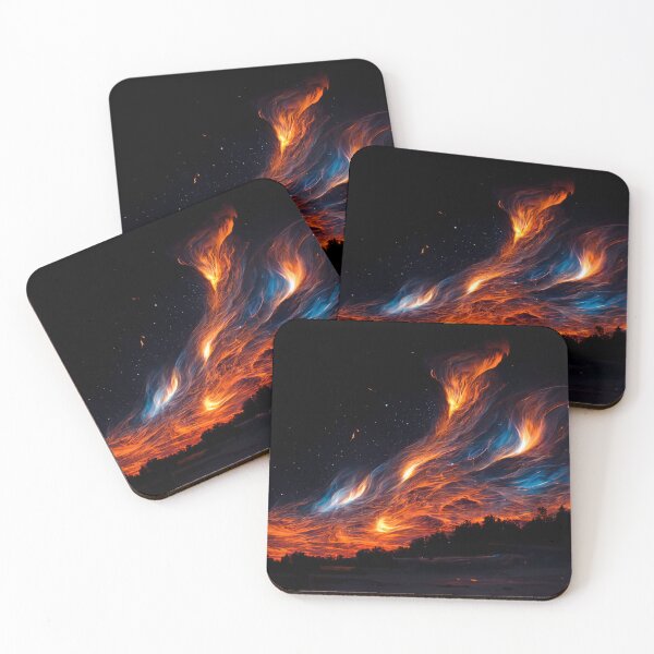 Item preview, Fire Lighting up the Night Sky #3 designed and sold by Galviato.