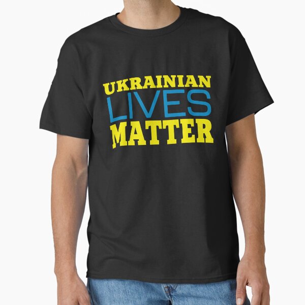 Ukrainian Lives Matter yellow/blue Classic T-Shirt
