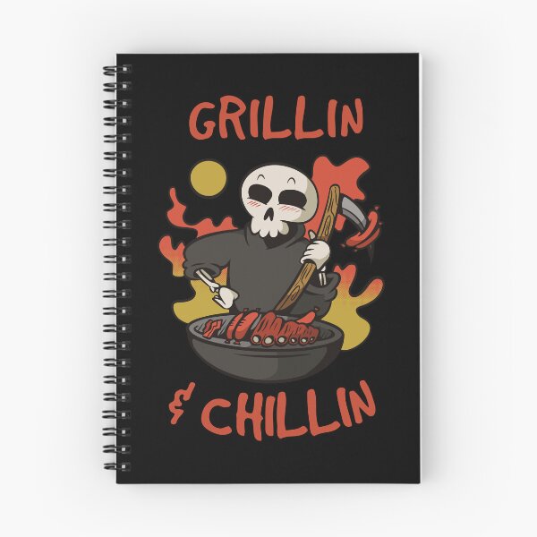 Item preview,  Grillin' and Chillin' -  Funny Grim Reaper designed and sold by Georgy09.