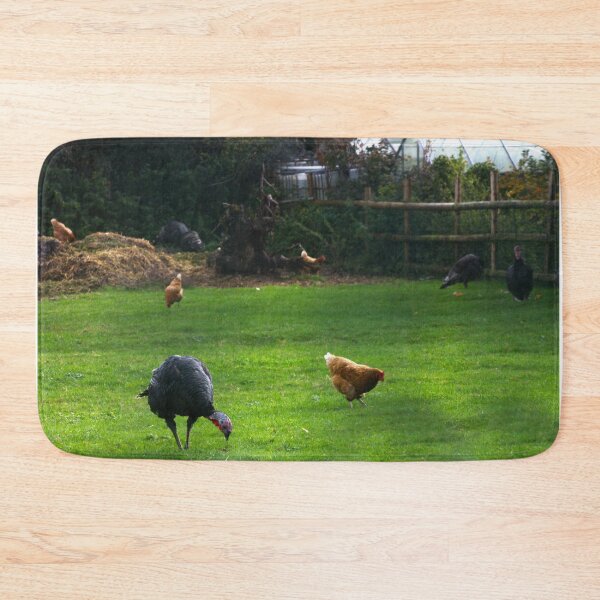Item preview, turkeys and chickens designed and sold by Francespoppy.
