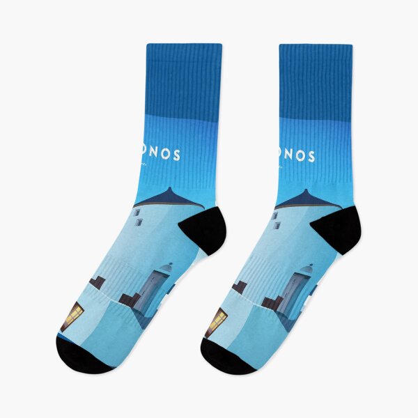 Item preview, Mykonos socks  designed and sold by NickStudiosArt.