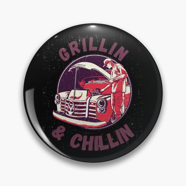Item preview, Grillin' and Chillin' -  BBQ in vintage car  designed and sold by Georgy09.
