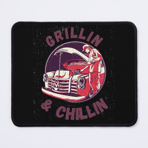 Item preview, Grillin' and Chillin' -  BBQ in vintage car  designed and sold by Georgy09.
