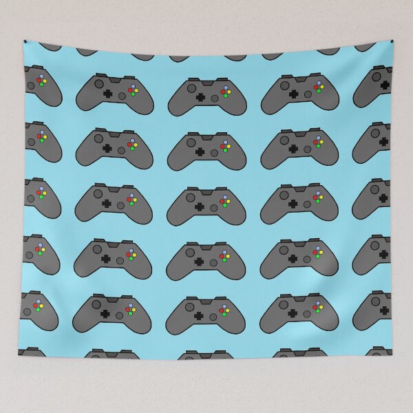 Item preview, Game controller-blue background  designed and sold by charmednight.