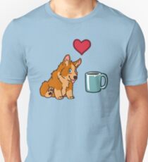 Love Corgis and Coffee Unisex T-Shirt
