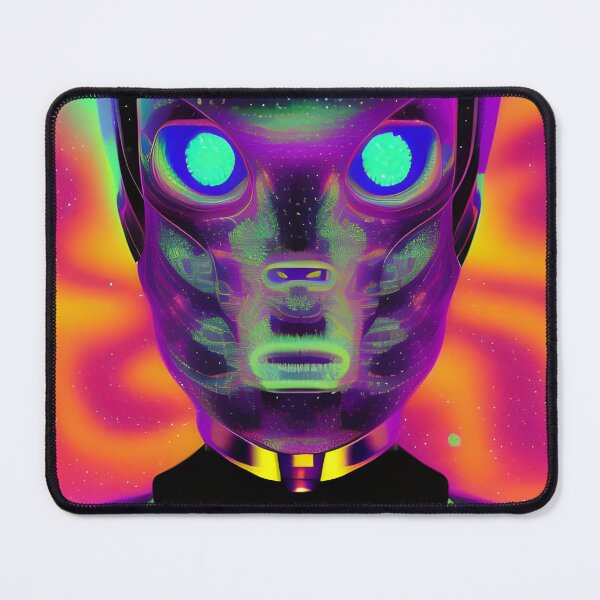 Item preview, Abstract alien portrait designed and sold by brandway.