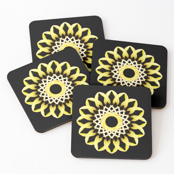 Item preview, yellow mandala designed and sold by Meo Design.